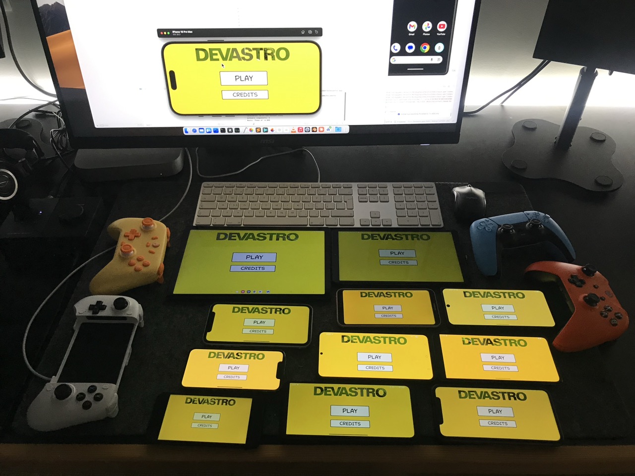 Phones running Devastro